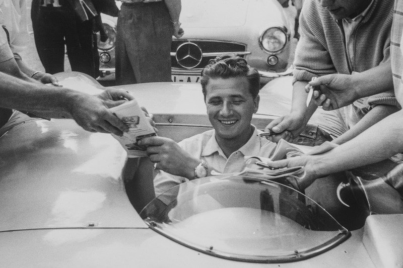 Hans Herrmann im Mercedes-Benz (© Josef Reinhard / Archiv Daniel Reinhard)